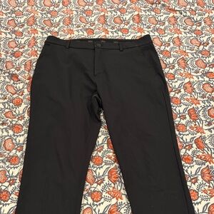 RHONE Men's Elegant Black Dress Pants - Gotham slim- 34x32